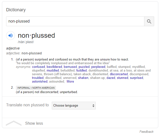 dictionary featured snippet