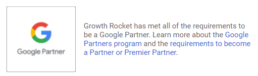 Growth Rocket Google Partner
