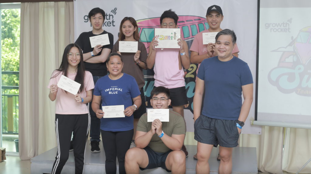 Team Ramil & Friends with their certificates of participation