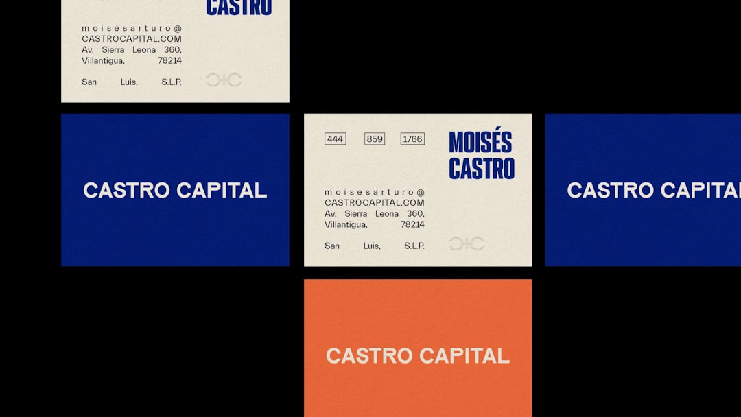 Growth Rocket a set of four different types of business cards