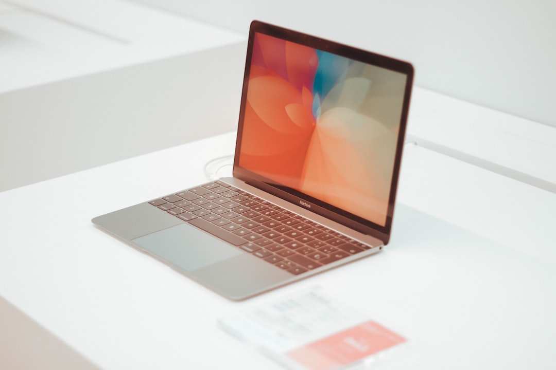 Growth Rocket gray laptop computer