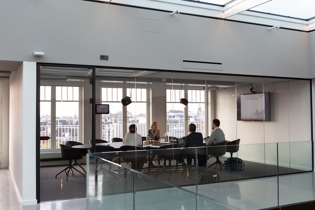 Growth Rocket people sitting on chair inside building