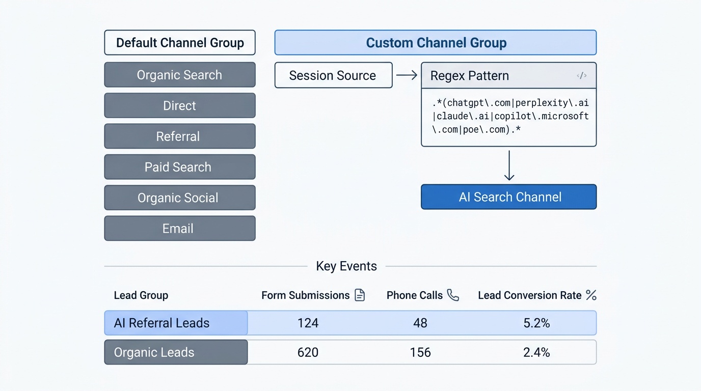 Growth Rocket How to Track ChatGPT and Perplexity Traffic and Leads in GA4